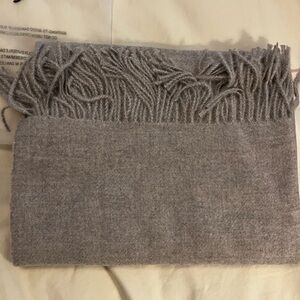 Gray Cashmere Scarf